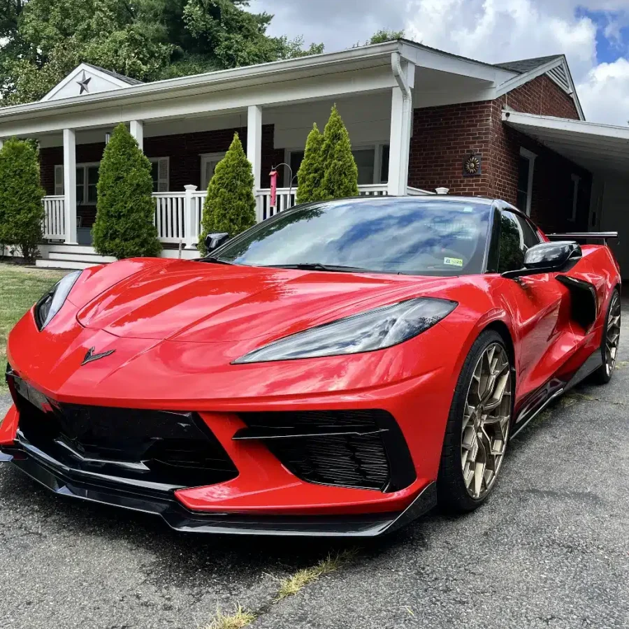 c8 corvette exterior detail wax ceramic coating