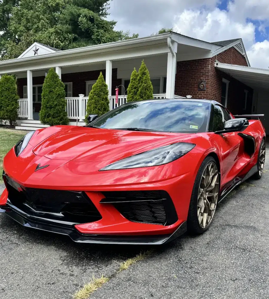 c8 corvette exterior detail wax ceramic coating
