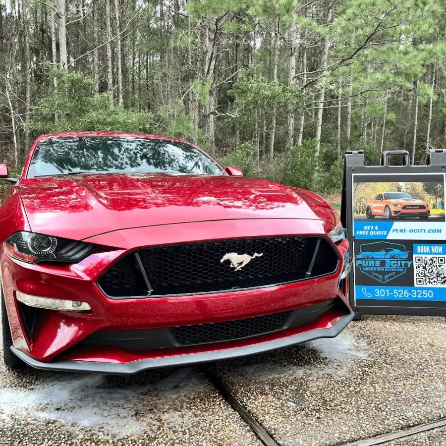 mustang exterior car detail