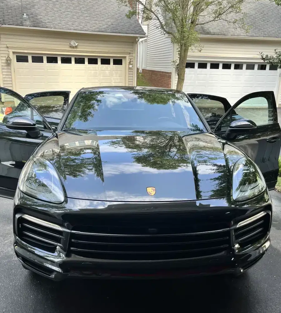 porsche cayane exterior car detailing