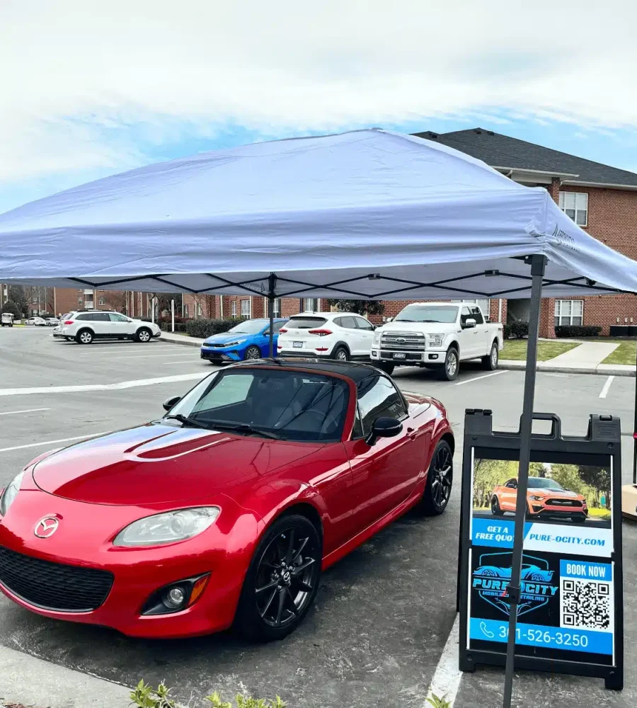 tent front mx5 detail